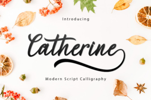 Catherine Script: An Elegant Script Font for Timeless Projects