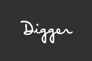 Digger Script: The Cursive Font with a Strong Personality