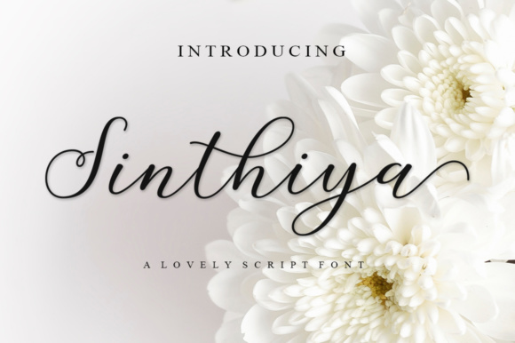 Give Your Projects Personality with Sinthiya Script
