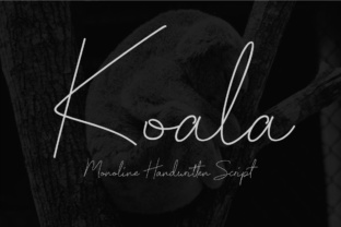 Koala Script: A Modern Handwritten Font for Creative Projects
