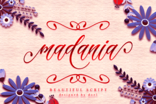 Madania Script: A Modern & Elegant Creative Font