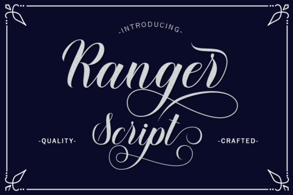 Ranger Script: A Modern Calligraphy Font for Elegant Designs