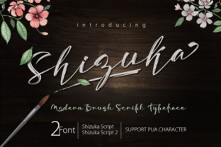 Shizuka Script: A Brush Font for Elegant Branding