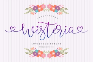 Wisteria Script: A Modern Love Letter in Handwritten Typography